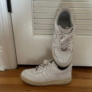 Nike Air Force White Sneakers size 6